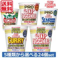 日清 カップヌードルPRO 5種類から選べる24個セット カップヌードルプロ 醤油 シーフード チリトマト カレー 塩分控えめPRO 送料無料 | ワールドコンタクト