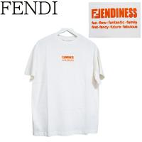フェンディ FENDI 大人もOK キッズ 12+サイズ ロゴ Tシャツ/カットソー 
