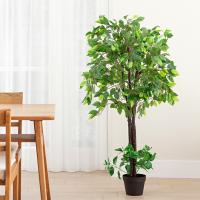 光触媒インテリアグリーン ベンジャミン インテリアグリーン 人工観葉植物 フェイクグリーン 大型 光触媒 観葉植物 | ライフケアーズ