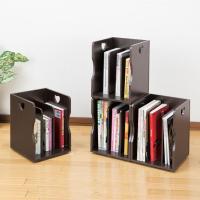 スタッキング式ブックスタンド 同色4個組 代金引換不可 卓上ブックスタンド 卓上 ブックスタンド 木製 本棚 卓上本棚 木製 おしゃれ | ライフケアーズ