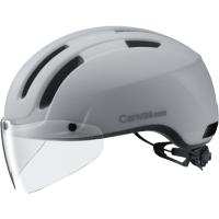 OGKカブト キャンバス スマート(CANVAS-SMART) マットライトグレー ヘルメット UV CUTシールド付 | ワールドサイクル-ウェアハウス