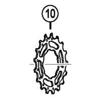 [10]17Tギア 12-25T用 【自転車】【ロードレーサー用】【ULTEGRA】【CS6800用スモールパーツ】 | ワールドサイクル