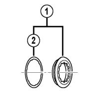 [1]ロックリング＆スペーサー 【自転車】【ロードレーサー用】【DURA-ACE】【CS9000用スモールパーツ】 | ワールドサイクル