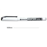 デリーター ミリペン NEOPIKO Line3 ネオピコライン3 ブラック 0.03mm | Office WOW！