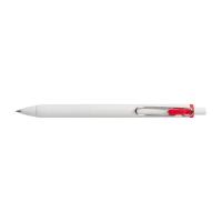 三菱鉛筆 ゲルインクボールペン ユニボール ワン 0.5mm オフホワイト軸 インク色 赤 UMNS05.15 | Office WOW！