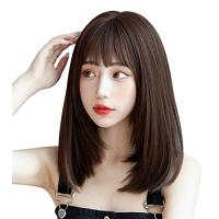 ウィッグ Candybay フルウィッグ ナチュラルwig 原宿 女性 普段使い セミロング ストレートレディス かつら 小顔 耐熱 | Wpiaストア