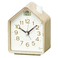 セイコークロック(Seiko Clock) 目覚まし時計 置き時計 アナログ 薄茶木目 110×86×63mm PYXIS ピクシス NR453A | Wpiaストア