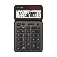 シャープ カラー・デザイン電卓 プレミアムモデル 抗菌仕様 12桁 ナイスサイズタイプ スタイリッシュブラック EL-VN83-BX 1台 | ワインプラザマツムラ Yahoo!店