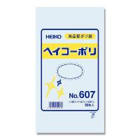 透明ポリ袋　ヘイコーポリ　No607(厚0.06mm・50枚入り) | シモジマラッピング倶楽部 Yahoo!店