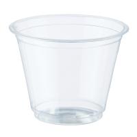 透明カップ HEIKO シモジマ A-PET 9オンス(約270ml) 浅型 透明 50個 | シモジマラッピング倶楽部 Yahoo!店