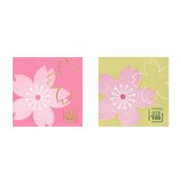 ギフトシール HEIKO シモジマ  ギフトシール(和風・封緘用) 二重桜（32片入） | シモジマラッピング倶楽部 Yahoo!店