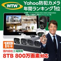 防犯カメラ 屋外 屋内 室内 監視カメラ 録画機 セット AI 800万画素 4K PoE 電源不要 家庭用 業務用 | WTW 塚本無線