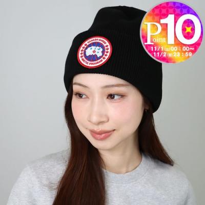   カナダグース ニット帽 ブラック 8278-1 カナダグース ニット帽 ブラック 8278-1 CANADA GOOSE カナダ
