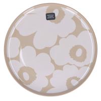 マリメッコ MARIMEKKO プレート UNIKKO：ウニッコ 71848 810 テラ×ホワイト プレート 20cm 【同梱不可】【ギフト不可】【RSL】 | テザーレブランドショップ