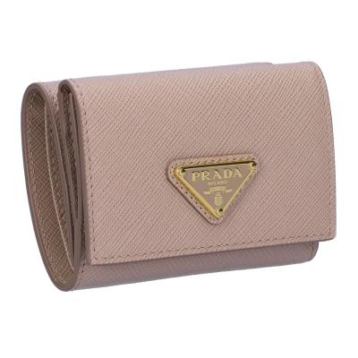 PRADA 【お取り寄せ】 【並行輸入品】 プラダ 折財布 三つ折り
