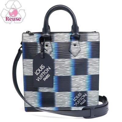 美品】LOUIS VUITTON レザー サックプラ クロス M23957