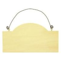 トールペイント用品 ／ トールペイント 『白木 ネームサインF3 B-873』 カントリークラフト