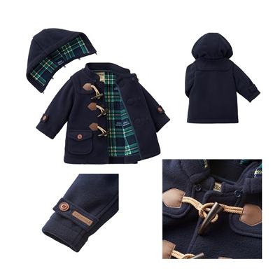 ミキハウスダッフルコート（ベビー服、シューズ） | ベビー、キッズ
