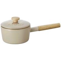 BRUNO　ブルーノ　ホーロー片手鍋 16cm グレージュ [16cm /IH対応]　BHK281-GRG | コジマYahoo!店