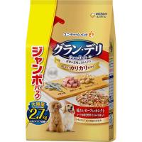 ユニチャーム　グラン・デリ カリカリ仕立て 成犬用 味わいビーフ入りセレクト ビーフ・緑黄色野菜・ささみ・小魚入り ジャンボパック 2.7kg　 | コジマYahoo!店