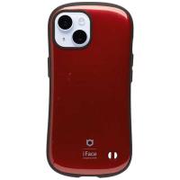 HAMEE　［iPhone 15(6.1インチ)専用］iFace First Class Metallicケース iFace シャイニーレッド　41-959855 | コジマYahoo!店