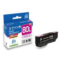 ジット　互換リサイクルインク カートリッジ　JIT-E80ML マゼンタ | コジマYahoo!店