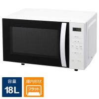 アビテラックス　電子レンジ 18L フラット ヘルツフリー 　ARF1801-W | コジマYahoo!店