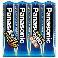 パナソニック　Panasonic　単4形4本 アルカリ乾電池 エボルタネオ　LR03NJ/4SE | コジマYahoo!店