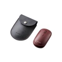エレコム　ELECOM　BlueLEDマウス/薄型/Bluetooth対応/静音/ポーチ付/レッド　M-TM10BBRD | コジマYahoo!店