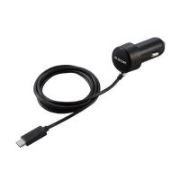 エレコム　ELECOM　カーチャージャー Type-C USB-C ストレートタイプ 1.5m 3.0A ブラック　MPA-CCC07BK | コジマYahoo!店