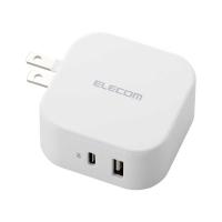 エレコム　ELECOM　AC充電器 スマホ・タブレット用 USB PD対応 20W+12W MPA-ACCP20WH　MPA-ACCP20WH | コジマYahoo!店