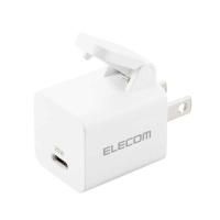 エレコム　ELECOM　AC充電器/USB充電器/楽抜ケ/20W/USB-C1ポート/固定プラグ/ホワイト　MPA-ACCP31WH | コジマYahoo!店