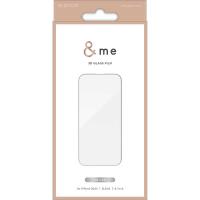 エレコム　ELECOM　iPhone 15 Pro(6.1インチ) ガラスフィルム/フレーム/メッキ/シルバー　PM-A23CFLGFSV | コジマYahoo!店