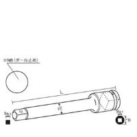 長堀工業　エクステンションバー 差込角12.7x100L　410E | コジマYahoo!店