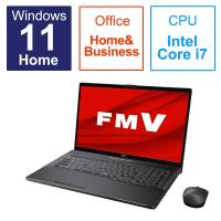 富士通　FUJITSU　ノートパソコン FMV LIFEBOOK NH90/H1 ブライトブラック [17.3型 /Win11 Home /Core i7 /メモリ：16GB /SSD：512GB /Office]　FMVN90H1B | コジマYahoo!店