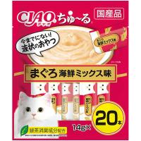 いなばペットフード　チャオ(CIAO) ちゅーる まぐろ 海鮮ミックス味 (14g×20本)　 | コジマYahoo!店