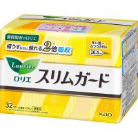 花王　Laurier(ロリエ) スリムガード しっかり昼用 羽なし 32コ入〔サニタリー用品(生理用品) 〕 白　 | コジマYahoo!店