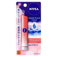 花王　NIVEA(ニベア)モイストピュアカラーリップ 3.5g SPF20/PA++ アプリコットピンク　 | コジマYahoo!店