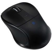 ナカバヤシ　(タブレット対応)ワイヤレスBlueLEDマウス 静音マウス(3ボタン・ブラック)　MUS-BKT111BK | コジマYahoo!店
