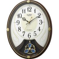 RHYTHM リズム　アミューズメント電波時計 「スモールワールドリリィN」　4MN554RH06