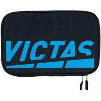 VICTAS　卓球 ラケットケース PLAY LOGO RACKET CASE プレイロゴラケットケース(W32×H21×D4cm/) ターコイズ　672101 | コジマYahoo!店