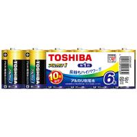 東芝　TOSHIBA　「単一形】6本 アルカリ乾電池「アルカリ1」　LR20AN 6MP | コジマYahoo!店