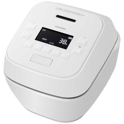 東芝 IH炊飯器 5.5合炊き 備長炭ダイヤモンド釜 ホワイト　新品・未開封 TOSHIBA 【10/11限定ポイント2倍】東芝 IH炊飯器 5.5合炊き 備長