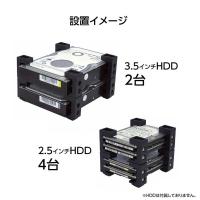 センチュリー　裸族のビキニ 3.5&amp;2.5インチ SATA/IDE HDD用スタンドキット　CRBK2 | コジマYahoo!店