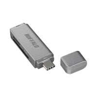 BUFFALO　USB3.0 TypeCカードリーダー シルバー [USB3.1 /スマホ・タブレット対応]　BSCR120U3CSV | コジマYahoo!店