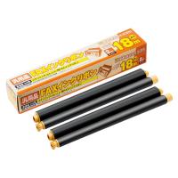 ナカバヤシ　普通紙FAX用インクフィルム(18m×2本入り)　FXS18PB‐2 | コジマYahoo!店