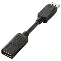 エレコム　ELECOM　DisplayPort-HDMI 変換アダプタ　AD-DPHBK | コジマYahoo!店