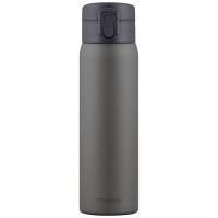 アイリスオーヤマ　IRIS OHYAMA　ステンレスケータイボトル ワンタッチ 500ml グレー　SKBO500 | コジマYahoo!店