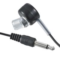 オーム電機　片耳モノラルイヤホン ブラックK [φ3.5mm ミニプラグ]　EAR-B353-K | コジマYahoo!店