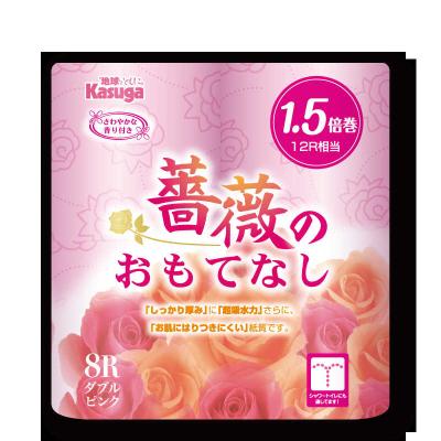 春日製紙工業 薔薇のおもてなし（トイレットペーパー）｜衛生日用品
